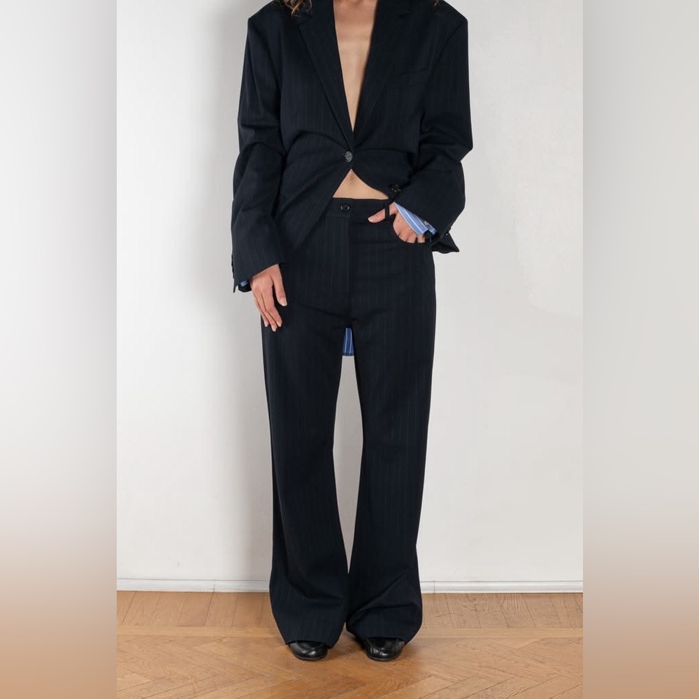 Acne Studios Pinstripe Trouser  Pants Size US 8